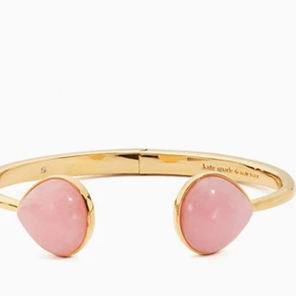 kate spade Jewelry - NWT Kate Spade pink hinged bracelet